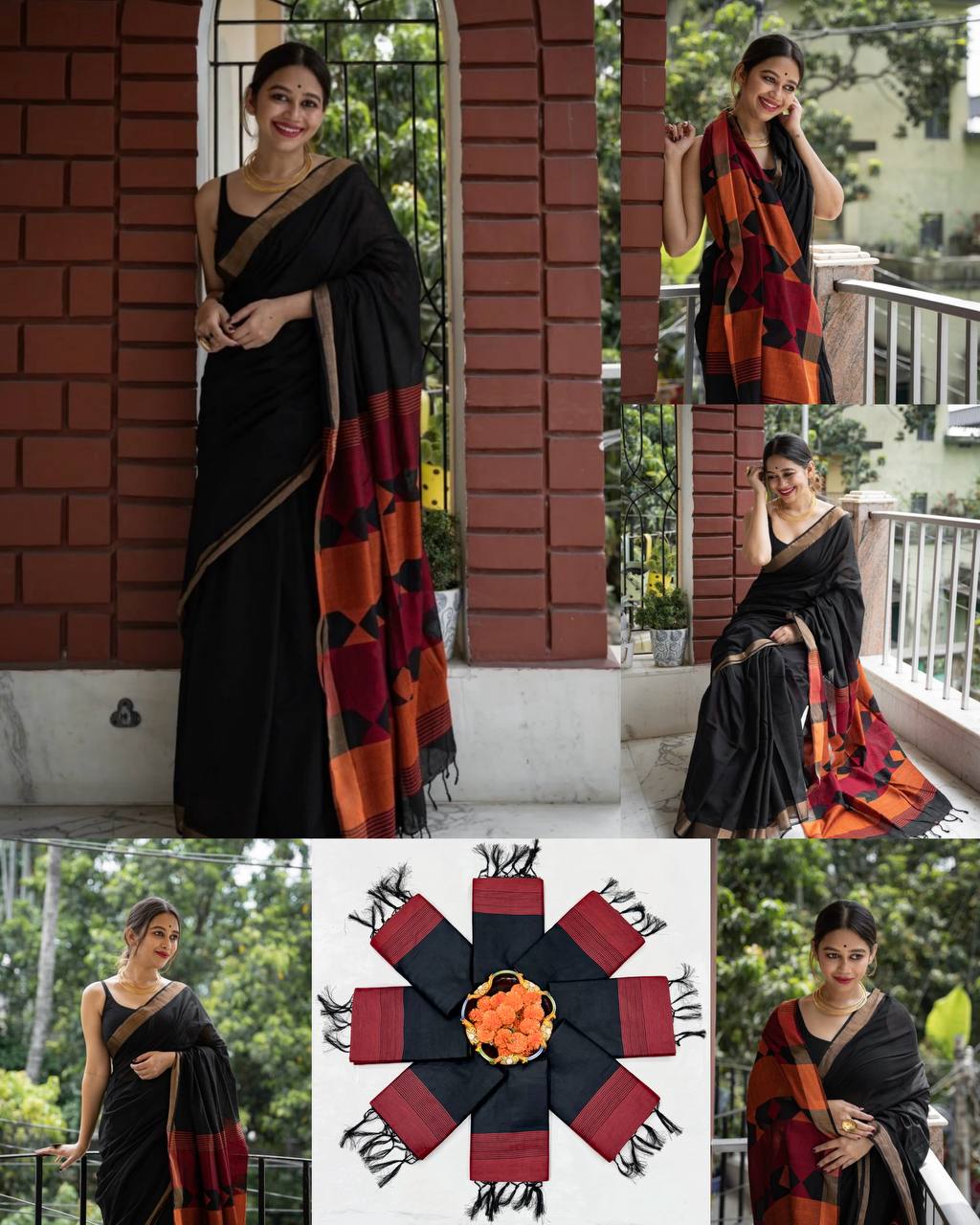 BEAUTIFUL RICH PALLU & JACQUARD WORK ON ALL OVER THE SAREE
