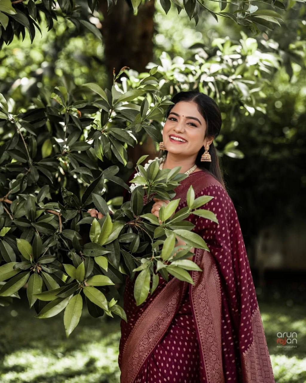 Banarasi Silk Saree - Maroon Silk with Fine Craftsmanship and Ornate Motifs
